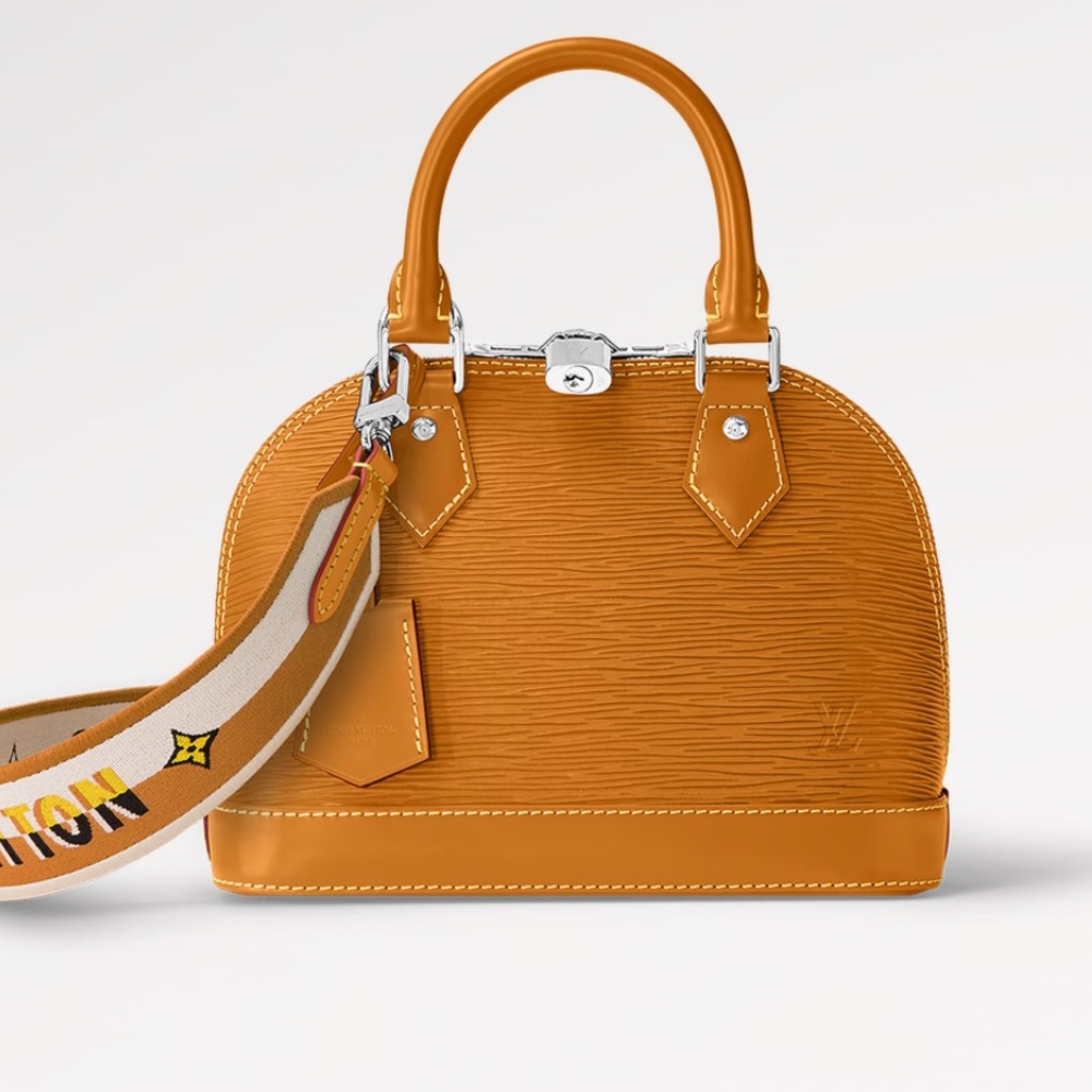 Louis Vuitton Alma bb Epi with strap